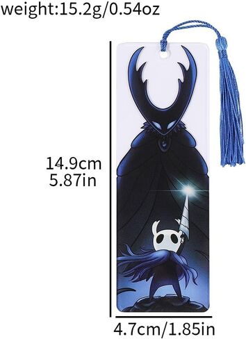 Hollow Knight Merch - Anime Manga Bookmark Set, Acrylic Bookmarks Gaming Bookmark Gift for Fans, Bookworms Anime Manga Lovers(3PC) in Kuwait