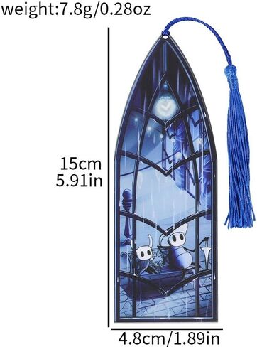 Hollow Knight Merch - Anime Manga Bookmark Set, Acrylic Bookmarks Gaming Bookmark Gift for Fans, Bookworms Anime Manga Lovers(3PC) in Kuwait