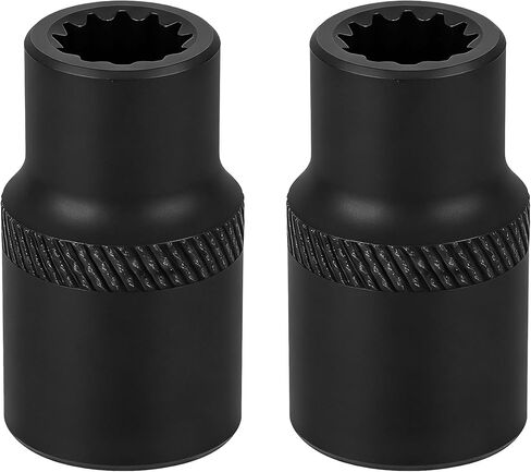 2 Pack 3/8" Brake Caliper 11 Point Socket Truck Brake Caliper Socket 3/8" Drive Replacement for European Trucks Compatible with Bendix Adb 22x, Adb 225, Sn6, Sn7, Sk7 Air Disc Calipers in Saudi Arabia