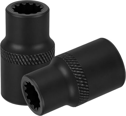 2 Pack 3/8" Brake Caliper 11 Point Socket Truck Brake Caliper Socket 3/8" Drive Replacement for European Trucks Compatible with Bendix Adb 22x, Adb 225, Sn6, Sn7, Sk7 Air Disc Calipers in Saudi Arabia