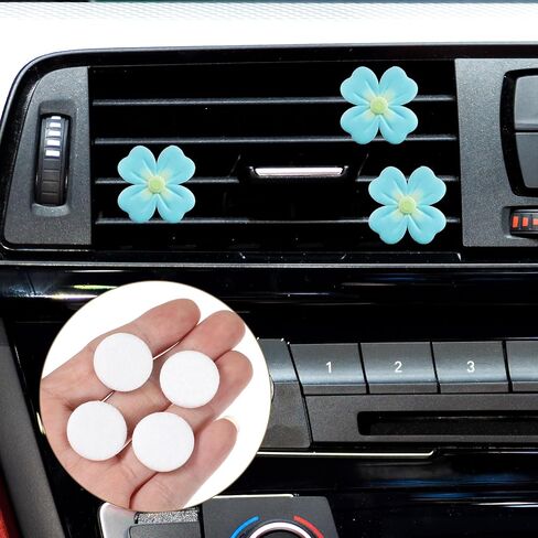 50Pcs Essential Oil Pads, 1 Inch Diffuser Refill Pads - Mini Microfibre Aromatherapy Refill Pad for Humidifier Air Purifier Home Car Plug in Saudi Arabia