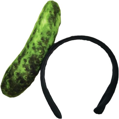 VIGUEUR Pickle Headband, Green Cucumber Costume Accessory for Adults, Party Cosplay Supplies in Kuwait