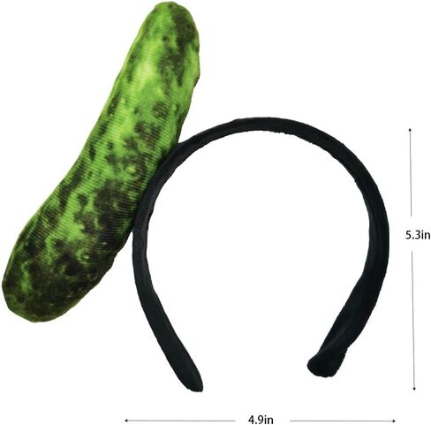 VIGUEUR Pickle Headband, Green Cucumber Costume Accessory for Adults, Party Cosplay Supplies in Kuwait