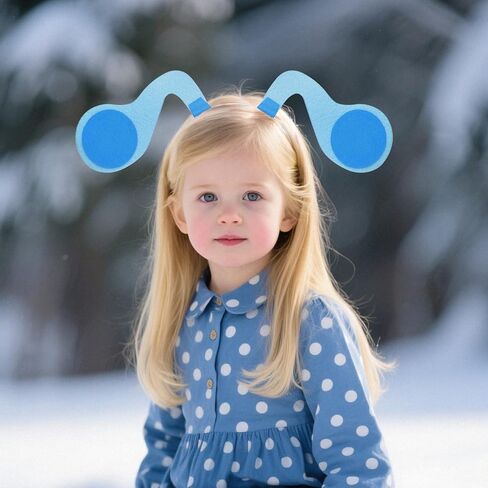 Blue Dog Ears Headband Costume Animal Cosplay for Halloween Dress Up in Saudi Arabia