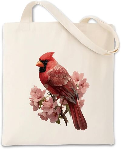 Cute Cartoon Animal Canvas Bag for Women, Aesthetic Reusable Shopping Shoulder Bags Gift for Girls and Animal Lovers in Kuwait