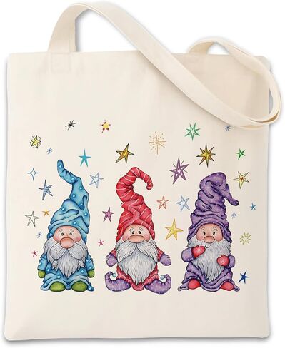 Cute Cartoon Animal Canvas Bag for Women, Aesthetic Reusable Shopping Shoulder Bags Gift for Girls and Animal Lovers in Kuwait