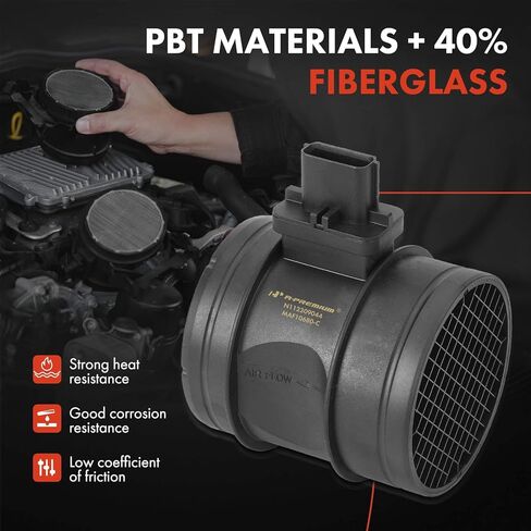 A-Premium Mass Air Flow Sensor [8 Pins] Compatible with Ram ProMaster 1500 2500 3500 2014-2017 L4 3.0L in Saudi Arabia