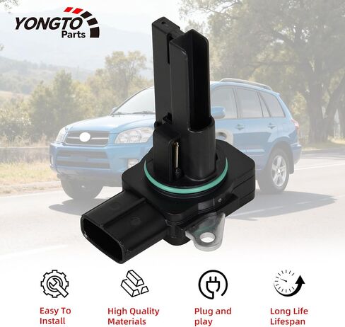 Mass Air Flow Sensor MAF 22204-31020 Compatible with Toyota Camry Corolla Avalon Highlander RAV4 Matrix Sienna Lexus ES350 IS350 Scion TC XB Replace OE 22204-1H010 22204-0T010 22204-0V010 in Kuwait