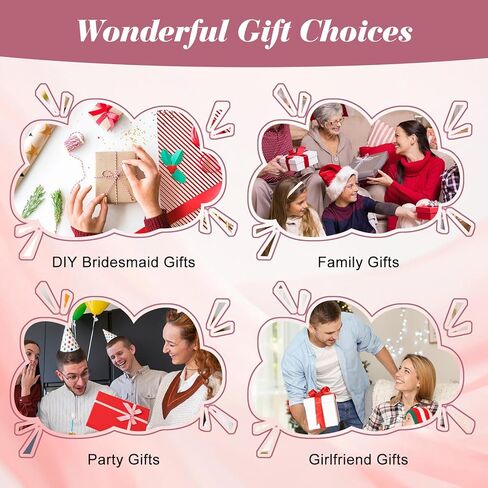 10 Pack Travel Jewelry Box Mini Jewelry Case Bridesmaid Gifts Jewelrys Box, PU Leather Small Jewelrys Case Organizer Storage for Rings Earrings Necklaces, Beauty Gifts for Women Girls (Pink) in Saudi Arabia