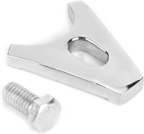Distributor Clamp Chrome Steel Hold Down SBC Fit for Chevy V8 V6 Engines 265 283 305 307 327 350 383 400 396 402 427 454 472 502 with Screws Included for Easy Installation in Saudi Arabia