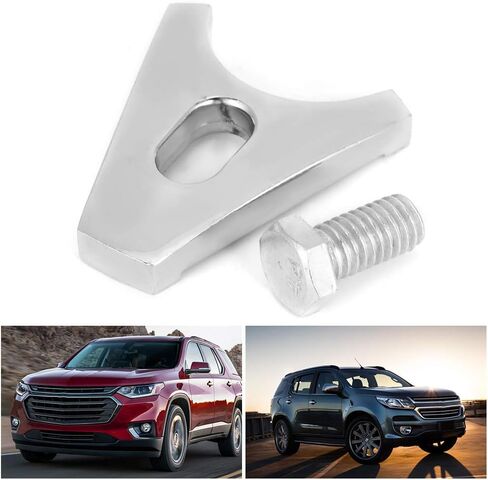 Distributor Clamp Chrome Steel Hold Down SBC Fit for Chevy V8 V6 Engines 265 283 305 307 327 350 383 400 396 402 427 454 472 502 with Screws Included for Easy Installation in Saudi Arabia