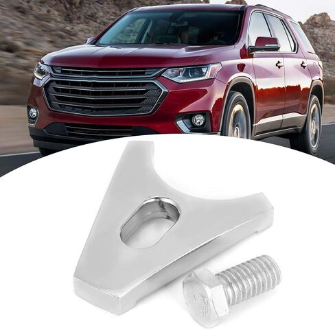 Distributor Clamp Chrome Steel Hold Down SBC Fit for Chevy V8 V6 Engines 265 283 305 307 327 350 383 400 396 402 427 454 472 502 with Screws Included for Easy Installation in Saudi Arabia