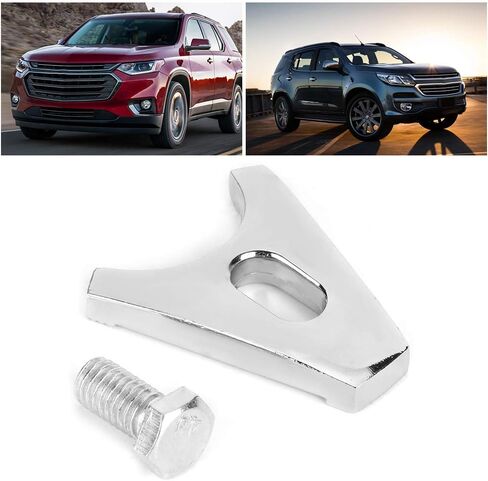 Distributor Clamp Chrome Steel Hold Down SBC Fit for Chevy V8 V6 Engines 265 283 305 307 327 350 383 400 396 402 427 454 472 502 with Screws Included for Easy Installation in Saudi Arabia