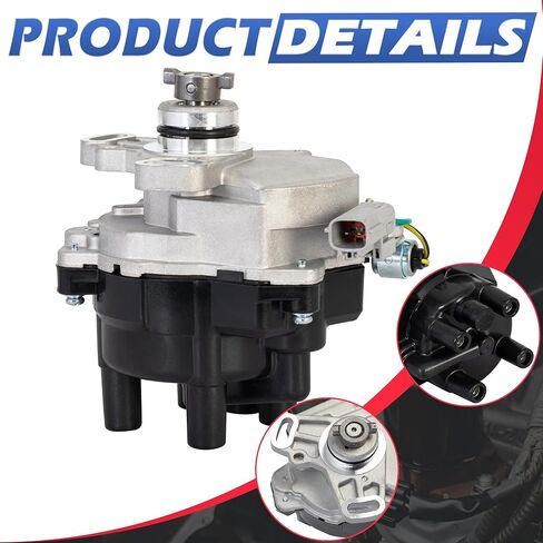 Ignition Distributor Compatible with 1996-2001 Nissan Altima 2.4L with Module and Cap and Rotor Replacement 22100-9B000 22100-9E000 in Saudi Arabia