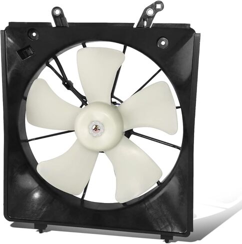 Auto Dynasty HO3115111 Factory Style Radiator Cooling Fan Assembly Compatible with Honda Accord CL TL V6 1998-2003, 12V, Black in Saudi Arabia