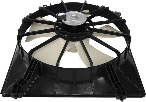 Auto Dynasty HO3115111 Factory Style Radiator Cooling Fan Assembly Compatible with Honda Accord CL TL V6 1998-2003, 12V, Black in Saudi Arabia