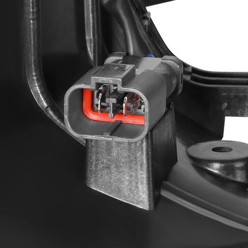 Auto Dynasty HO3115111 Factory Style Radiator Cooling Fan Assembly Compatible with Honda Accord CL TL V6 1998-2003, 12V, Black in Saudi Arabia