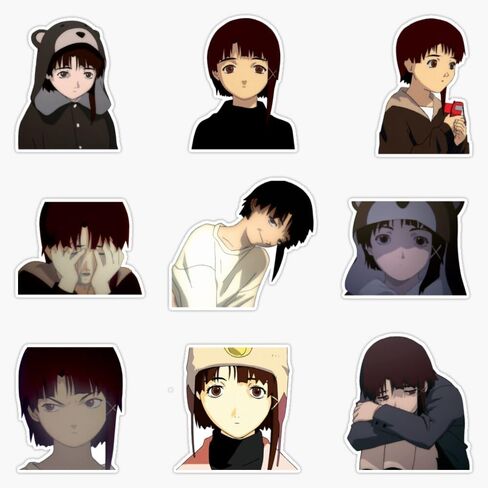 Lain -Pack Sticker Vinyl Waterproof Sticker Decal Car Laptop Wall Window Bumper Sticker 5" in Kuwait