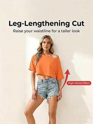 Eniloyal Women's Off The Shoulder Tops Loose Crop T Shirt Boat Neck Batwing Sleeve Oversized Summer Workout Tee Shirt in Kuwait