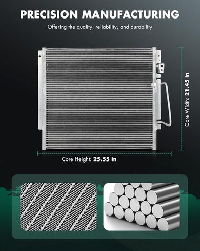 SCITOO AC Condenser for 2004-2006 for Chevrolet for Colorado 2.8L 2007-2012 for Chevrolet for Colorado 2.9L 2004-2006 for Chevrolet for Colorado 3.5L Replace 3014 in Saudi Arabia