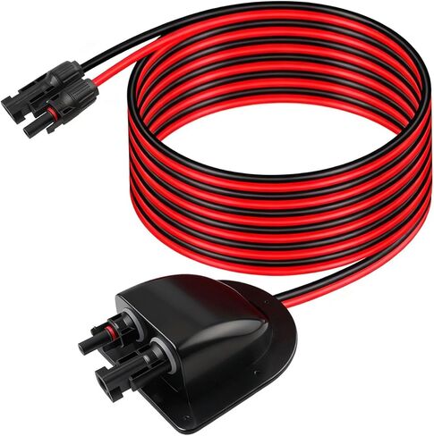 Solar Cable Entry Gland with 10FT 10AWG Solar Extension Cable MC4 Connectors Solar Junction Box Fit for RV Boat Camper & Van Lnstallations Tinned Copper Wire in Saudi Arabia