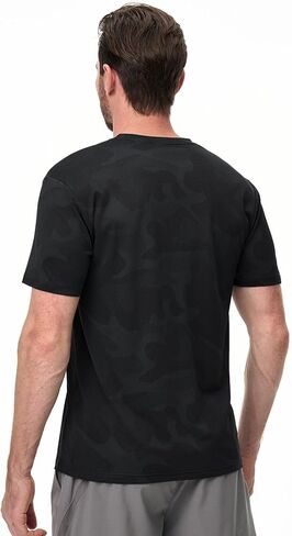 Surenow Men’s 3 Pack Camo T-Shirts Workout Athletic Running Gym Casual Short Sleeve Breathable Quick Dry Crewneck Tee Tops in Kuwait