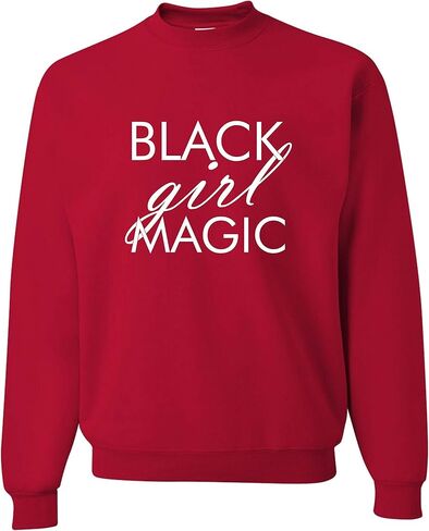 Go All Out Adult Black Girl Magic Sweatshirt Crewneck in Saudi Arabia