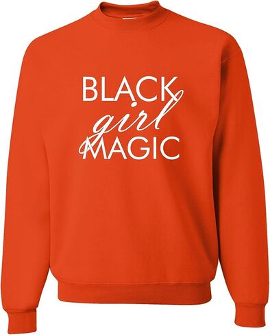 Go All Out Adult Black Girl Magic Sweatshirt Crewneck in Saudi Arabia