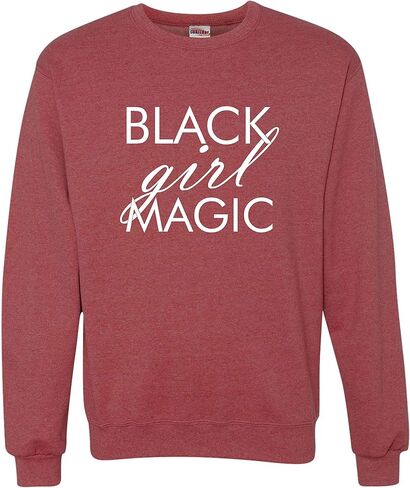 Go All Out Adult Black Girl Magic Sweatshirt Crewneck in Saudi Arabia