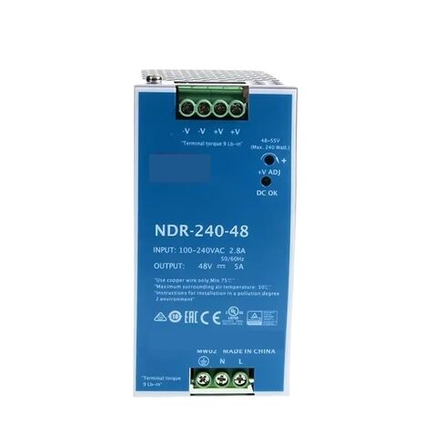 1 قطعة مصدر الطاقة NDR-240-48 NDR-240-24 24V 10A NDR-240-48 48V 5A 240W(NDR-240-24V) in Saudi Arabia