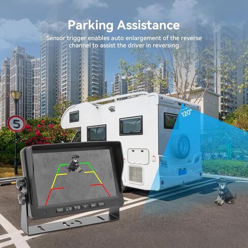 4ch 1080p نظام DVR Mobile مع شاشة تعمل باللمس 7 بوصات ، و WiFi GPS ، و 4 كاميرات رؤية ليلية مقاومة للماء ، ودعم SD Dual 512GB ، و G-Sensor و Remote Live View for RVs ، والشاحنات ، والشاحنات ، والمقطورات in Kuwait