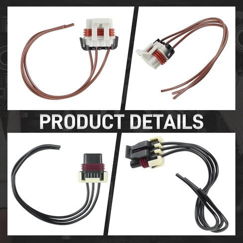 2 x Headlight & Turn Signal Wiring Harness with 6 pcs Heat Shrink Wire Connectors Compatible with Freightliner Columbia Truck 2005-2012 224396007 41100-02 224-396-007 (11.81inch) in Saudi Arabia