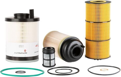Filter Service Kit Compatible With Detroit DD13 DD15 DD16 Oil FWS Fuel Filter Kit Replaces P551005 FS20083 PF9908 in Saudi Arabia
