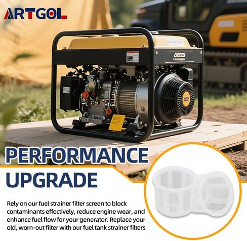 4 Pcs Fuel Tank Fuel Filter Strainer 0H1326 17672-899-000 Compatible with Generac Centurion Portable Gas Generator GP5500, Compatibility with Popular Generator Brands Like Honda, Champion, And More in Kuwait