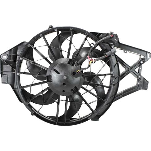 Replacement Radiator Cooling Fan Assembly fits Ford Mustang 4.6L V8 DOHC Naturally Aspirated (2001-2004) in Saudi Arabia