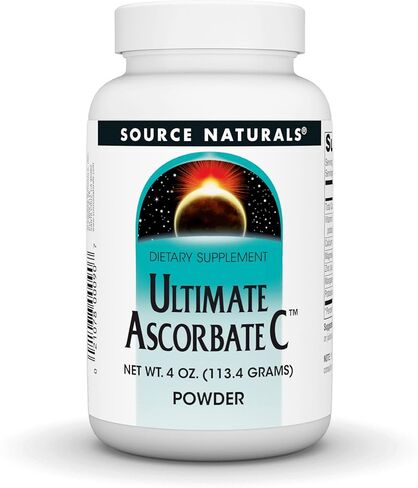 Source Naturals Ultimate Ascorbate C Powder - Vitamin C* - Supports Immune System -1000 mg, 8 oz in Kuwait