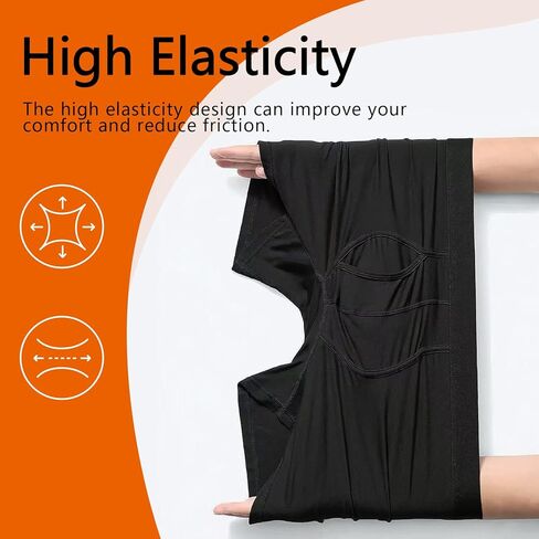 4 Pack Men's Boxer Briefs with Fly Moisture, Breathable Underwear with No Ride-Up Legs & Wide Elastic Waistband in Saudi Arabia