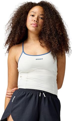 Brooks Women’s Movement Built-in Bra Tank, Fitted Running Top with Internal Shelf Bra & Breathable Back Cutout in Saudi Arabia
