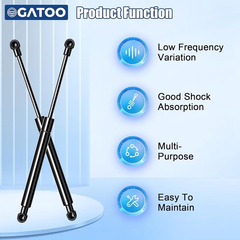 Trunk Lift Supports Struts Shocks Gas Springs Compatible with Infiniti Q50 2014 2015 2016 2017 2018 Rear Liftgate Tailgate Dampers Without Spoiler, Replaces 84430-4GA2A 6802(2.0L 3.0L 3.5L 3.7L) in Saudi Arabia