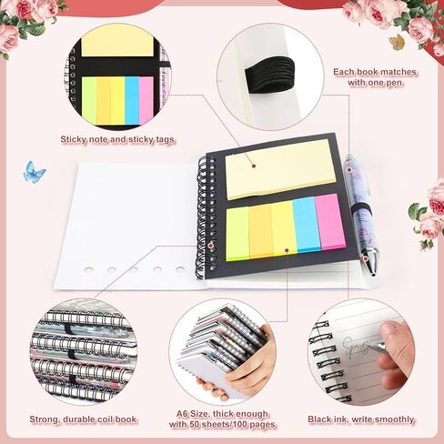 48 قطعة/24 مجموعة من دفاتر الملاحظات الحلزونية من مجلة الصلاة المسيحية مع أقلام، مجلة الصلاة، آية الكتاب المقدس الدينية، يوم الأم، الأسبوع المقدس، دفتر حلزوني للنساء والرجال، مدرس عضو الكنيسة in Kuwait