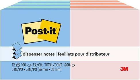 Post-it Pop-up Notes Original Pop-up Refills in Alternating Colors in Saudi Arabia