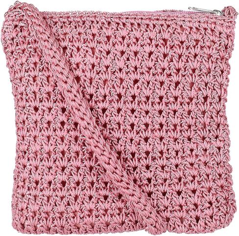 CTM® Women's Crochet Crossbody Handbag in Saudi Arabia