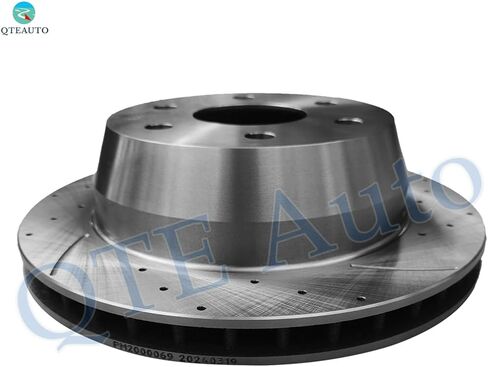 PM Auto Set of 4 Front 331mm-Rear 330mm Drilled Slotted Brake Disc Rotors Replacement For 2000-2006 GMC Yukon XL 1500 6 Stud Wheel in Saudi Arabia