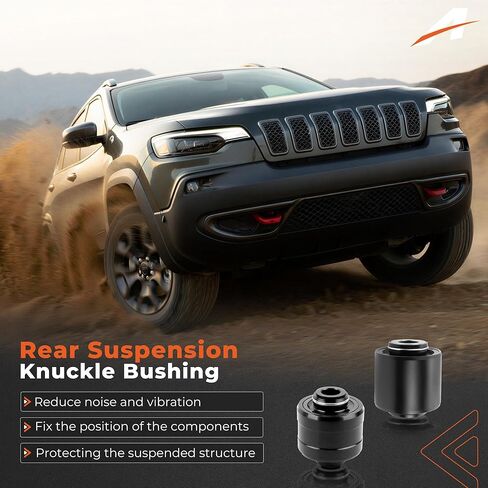 مجموعة جلبة مفصل التعليق الخلفي A-Outstanding 540-168 6 قطع متوافقة مع Jeep Cherokee 2014-2021 2.4L 3.2L، استبدل BKK82685PR، 5090070AC، 5090070AD، 5090070AE in Kuwait