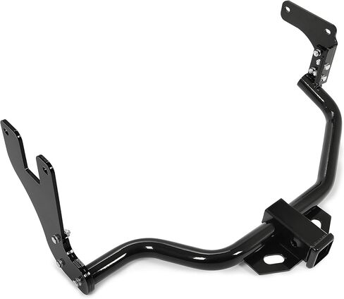 وصلة مقطورة ECOTRIC فئة 3 متوافقة مع 2010-2013 Ford Transit Connect جميع الأنماط وصلة سحب 2 بوصة من الفولاذ المطلي بمسحوق أسود - سعة 3500 رطل in Saudi Arabia