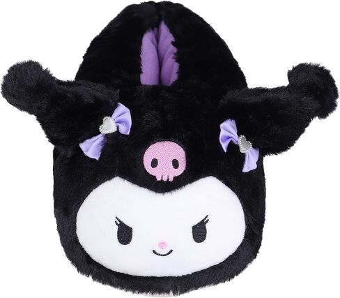 Roffatide Anime Kuromi Fuzzy Slippers with Melody, Closed Toe, Open Back, Foam Cinnamoroll Slippers with Rubber Sole for Women & Men in Saudi Arabia