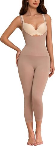 فتح التمثال ملابس داخلية للنساء البطن التحكم كابري طماق بعقب رفع سلس النحت كامل محدد شكل الجسم in Kuwait