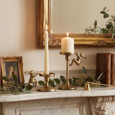 2 جهاز كمبيوتر شخصى عيد الفصح الأرنب تفتق شمعة حامل الذهب حاملي الشمعدان عيد الفصح الأرنب الزينة خمر ريفي الشمعدانات الركيزة ديكور لطاولة الموقد حزب عباءة in Kuwait