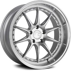 Aodhan DS-07 Custom Wheel - 18x9.5, 22 Offset, 5x114.3 Bolt Pattern, 73.1mm Hub - Silver with Machined Face Rim in Kuwait