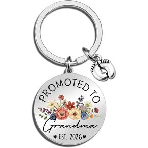 هدايا الجدة الجديدة سلسلة مفاتيح الجدة لأول مرة 2026 تم ترقيتها إلى مؤسسة الجدة 2026 هدايا إعلان الحمل للأجداد in Kuwait